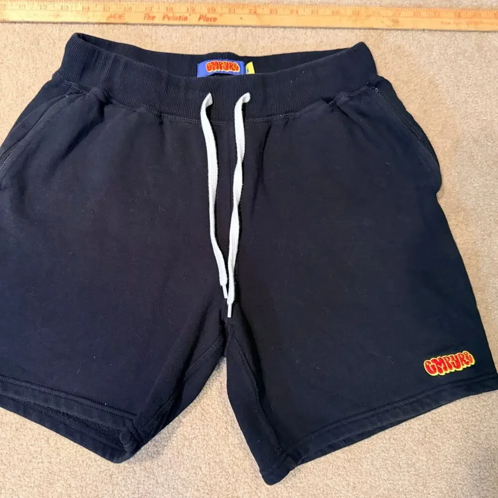 Empyre Black Fleece Sweat Shorts Men's Size Small Drawstring Skate Lounge